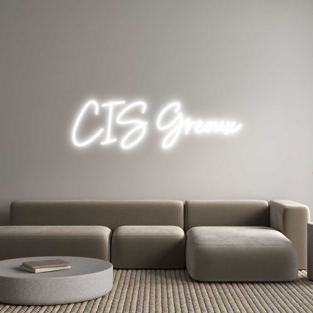 Custom Neon Sign Online Editor CIS Gréoux