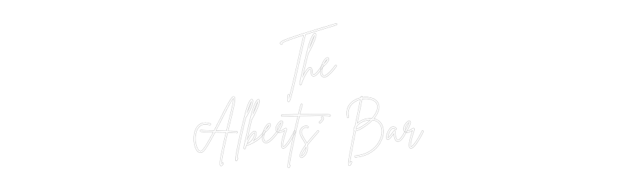 Custom Neon Sign Online Editor The
Alberts'...