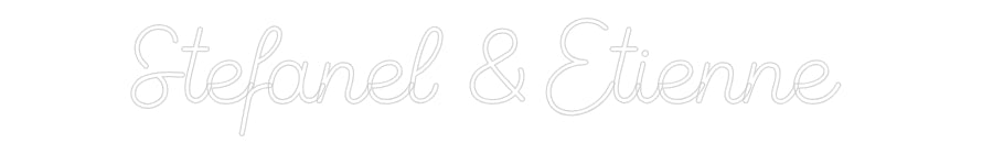 Custom Neon Sign Online Editor Stefanel & Et...