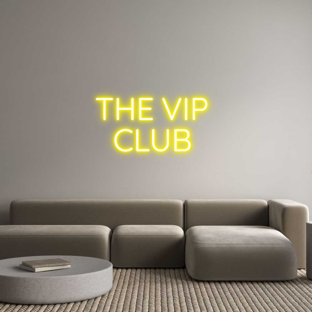 Custom Neon Sign Online Editor THE VIP
C...