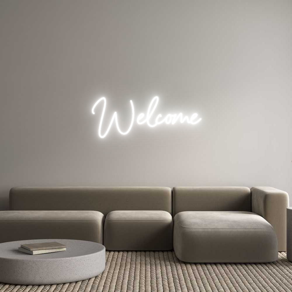 Custom Neon Sign Online Editor Welcome