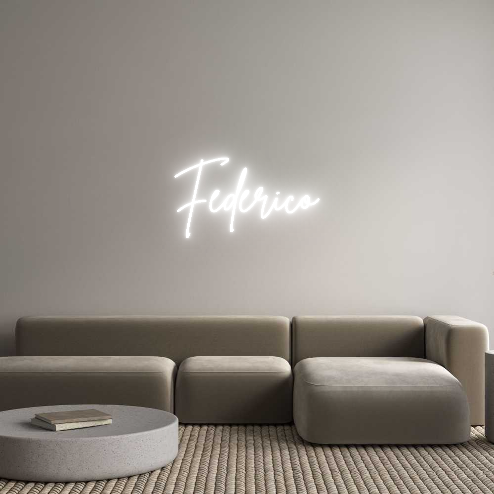 Custom Neon Sign Online Editor Federico