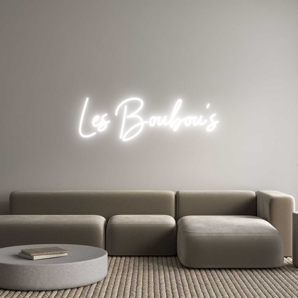 Custom Neon Sign Online Editor Les Boubou's