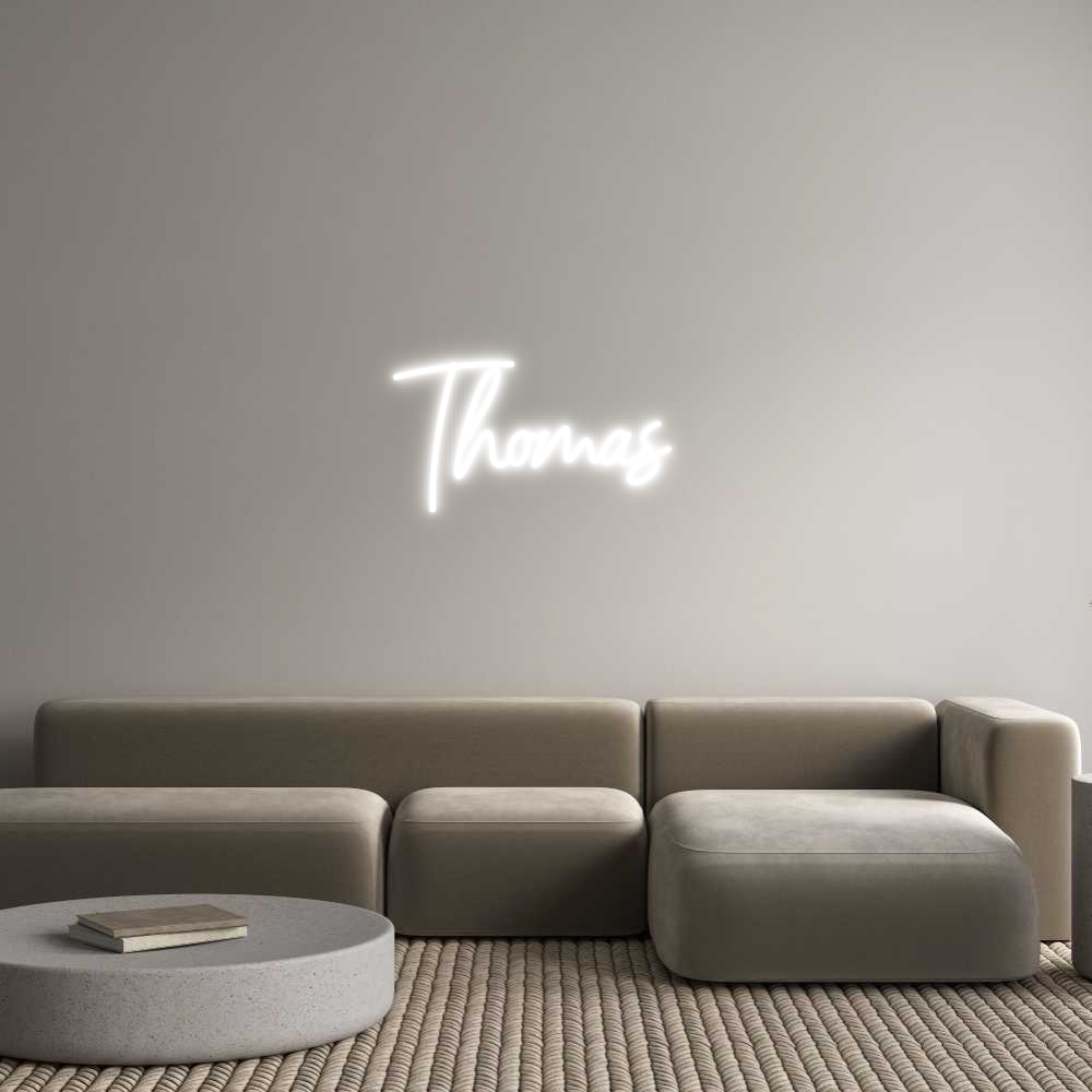 Custom Neon Sign Online Editor Thomas