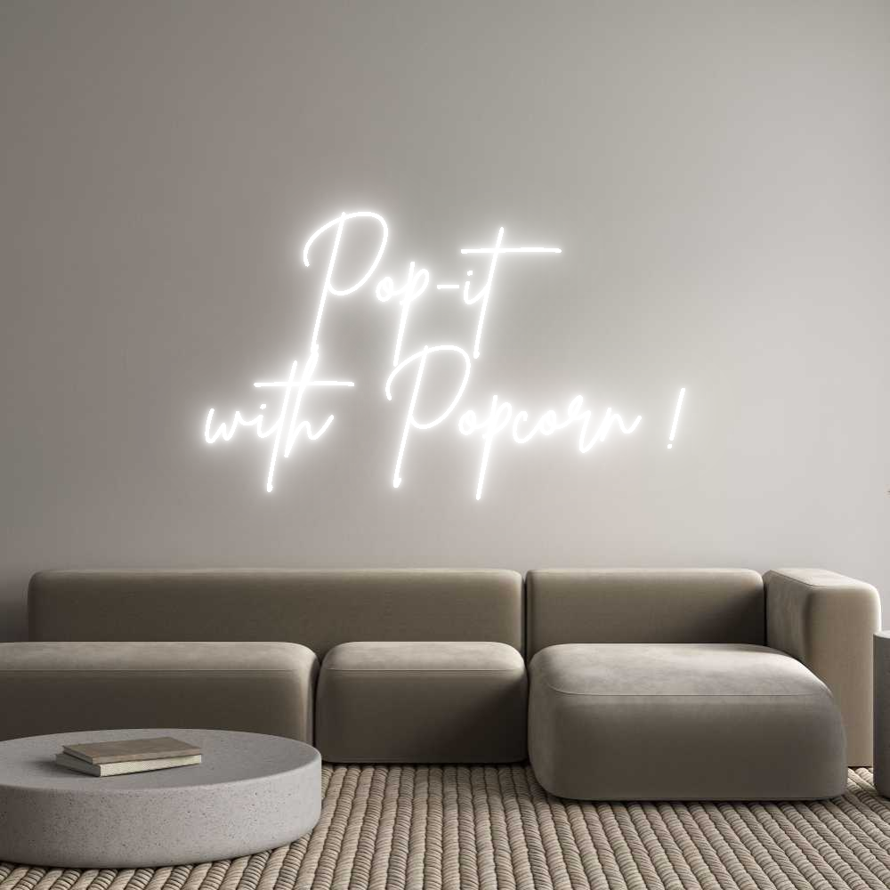 Custom Neon Sign Online Editor Pop-it
with...