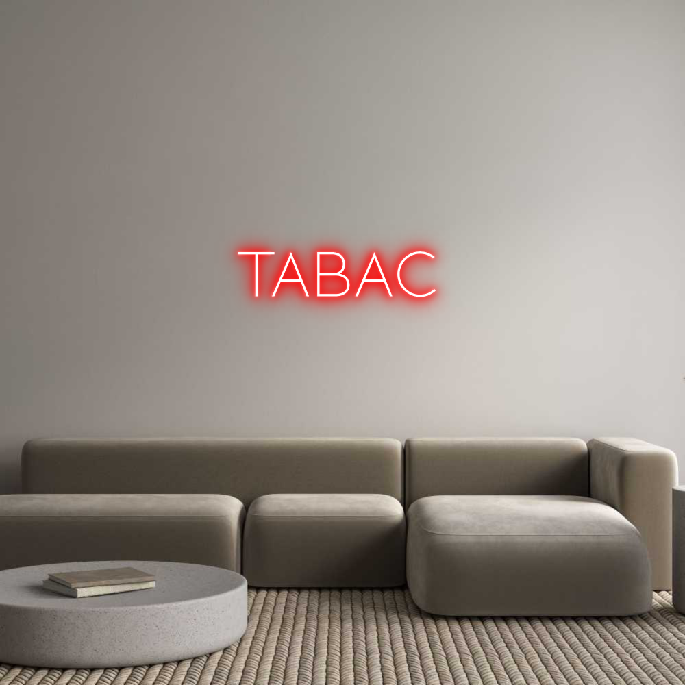 Custom Neon Sign Online Editor TABAC