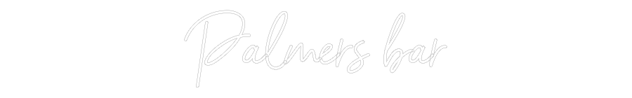 Custom Neon Sign Online Editor Palmers bar