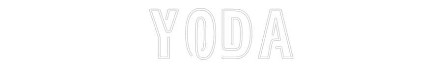 Custom Neon Sign Online Editor Yoda