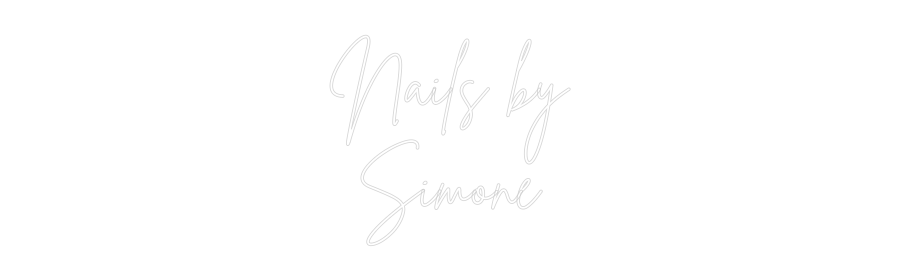Custom Neon Sign Online Editor Nails by
Sim...