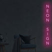 Custom Vertical Neon Sign - Online Editor - Made in London - Neon LED Light - Planet Neon