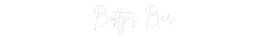 Custom Neon Sign Online Editor Botty's Bar