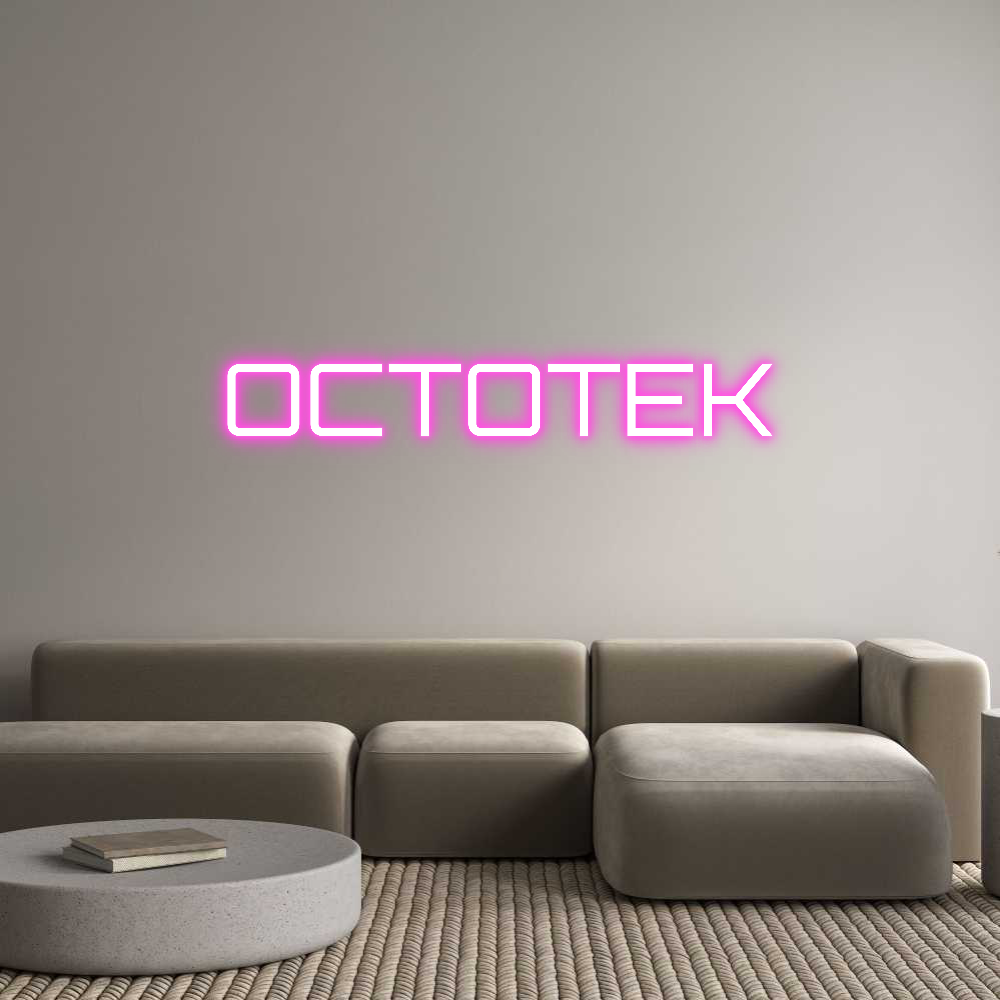 Custom Neon Sign Online Editor OCTOTEK