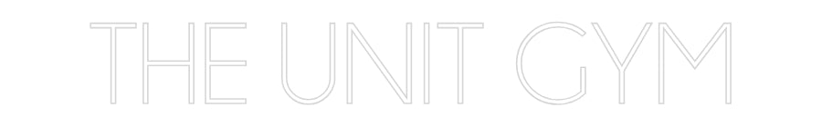 Custom Neon Sign Online Editor THE UNIT GYM