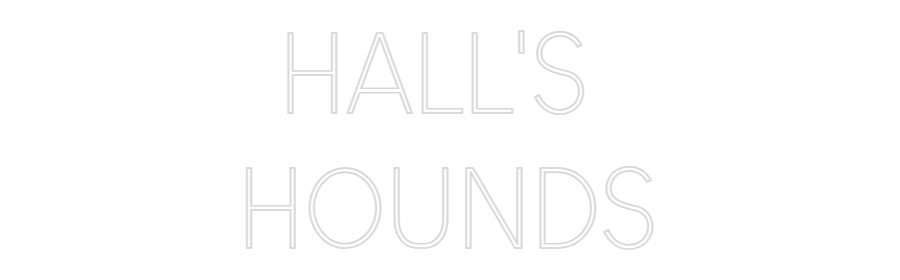 Editor online di insegne al neon personalizzate HALL'S
SEGUGI