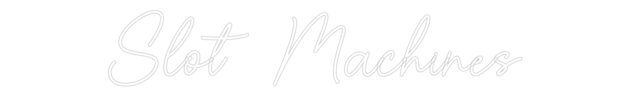 Anpassade Neon Sign Online Editor Spelautomater