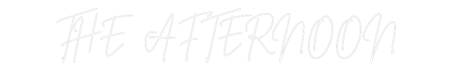 Custom Neon Sign Online Editor THE AFTERNOON