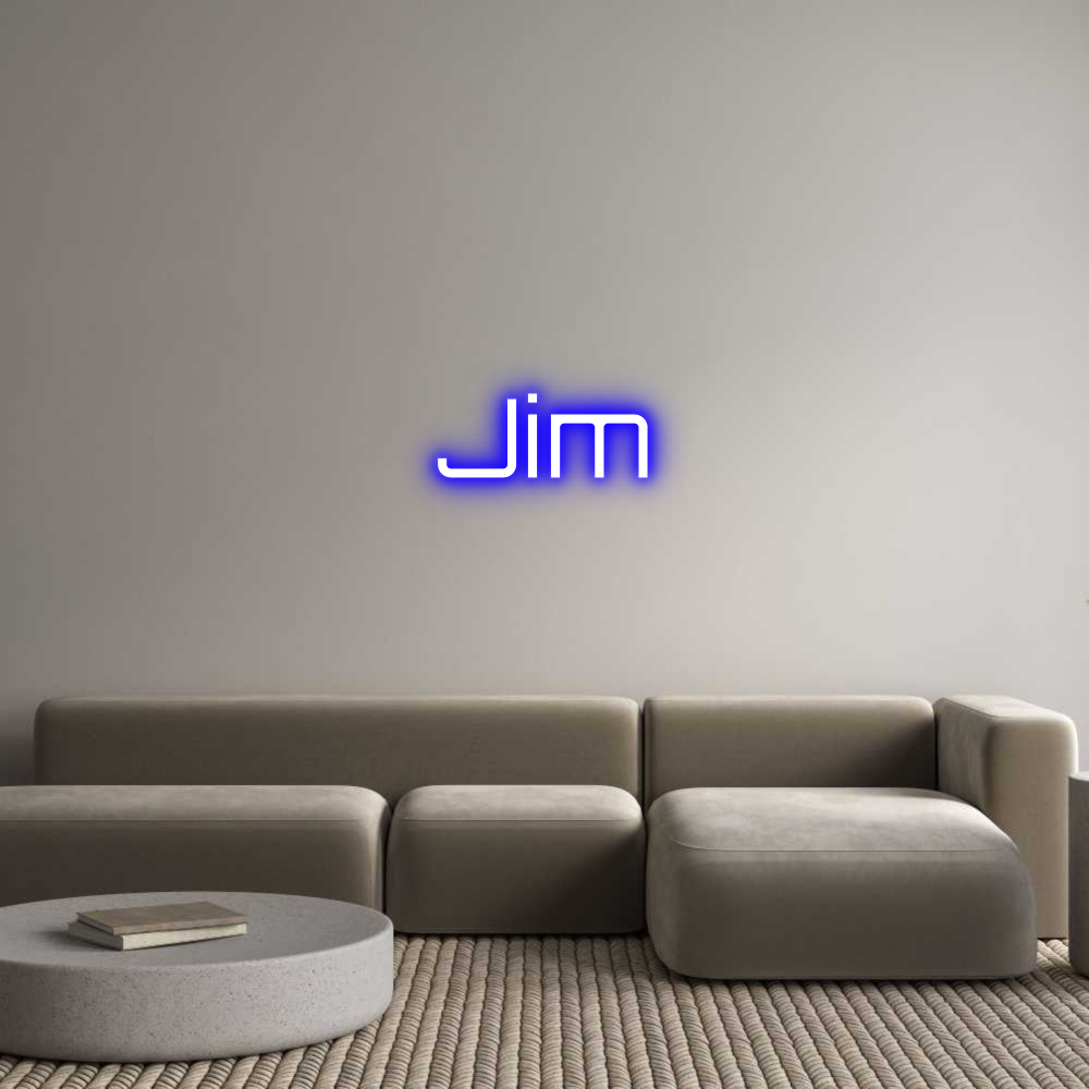 Custom Neon Sign Online Editor Jim