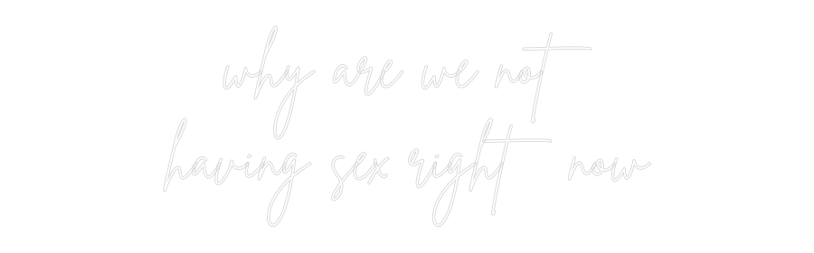 Editor online di insegne al neon personalizzate perché non siamo...