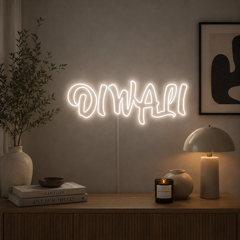 Diwali ledde neonskylt - Planet Neon Made in London Neon Signs