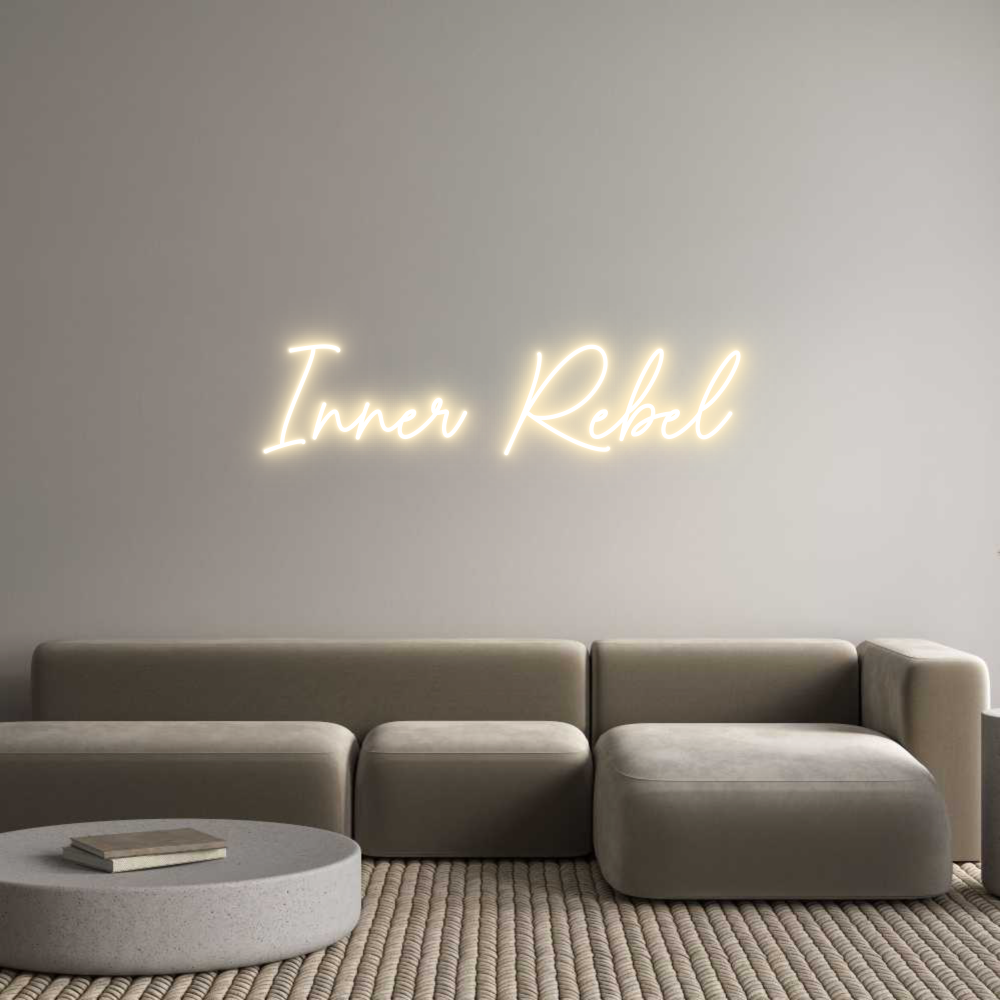 Custom Neon Sign Online Editor Inner Rebel