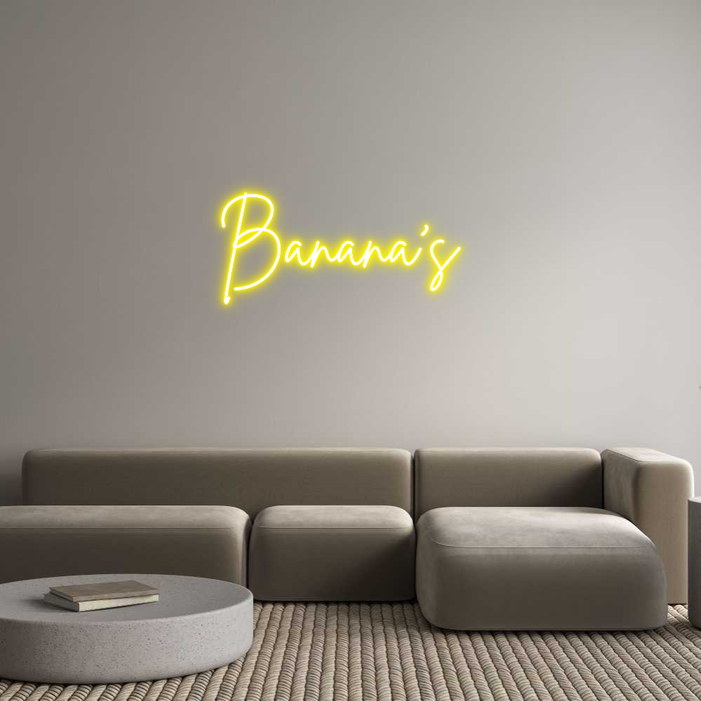 Custom Neon Sign Online Editor Banana’s