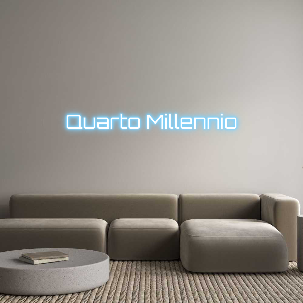 Editor en línea de letreros de neón personalizados Quarto Millen...
