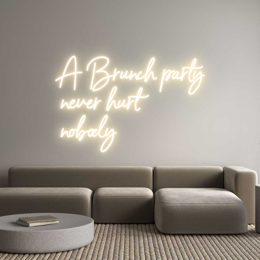 Custom Neon Sign Online Editor A Brunch part...