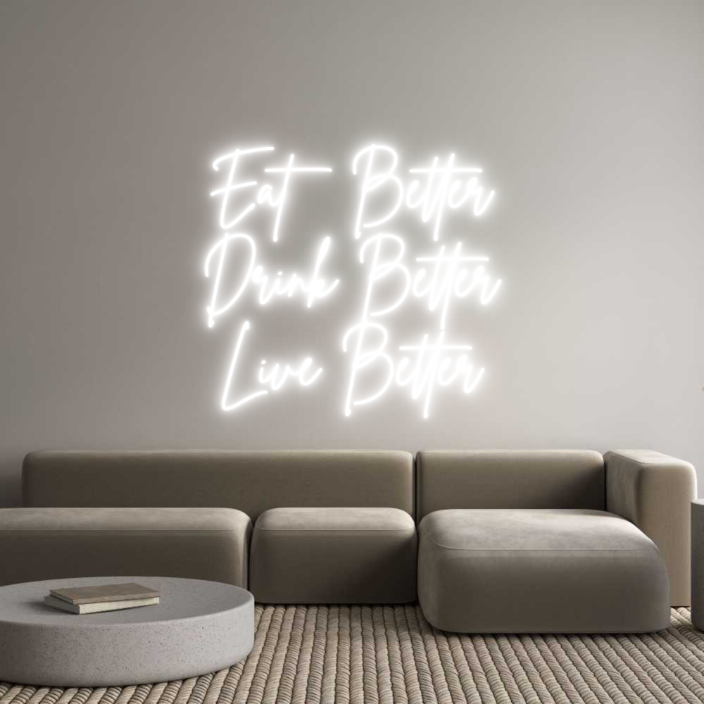 Custom Neon Sign Online Editor Eat Better
D...