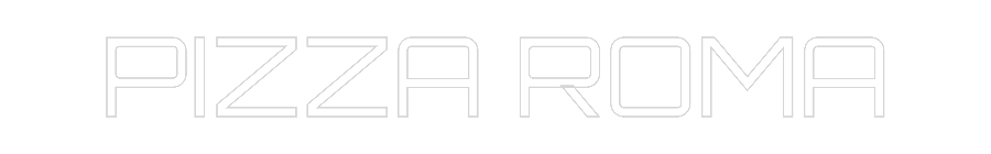 Editor en línea de letreros de neón personalizados PIZZA ROMA