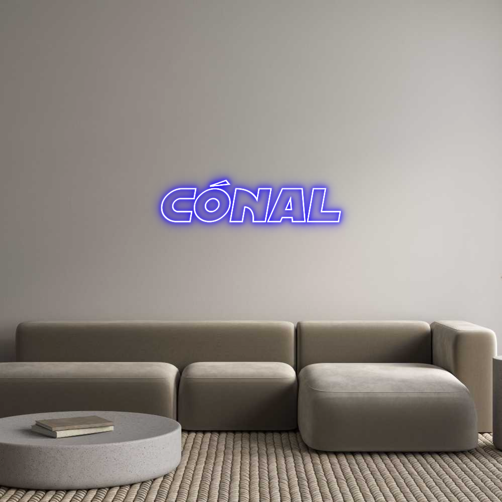 Custom Neon Sign Online Editor CÓNAL