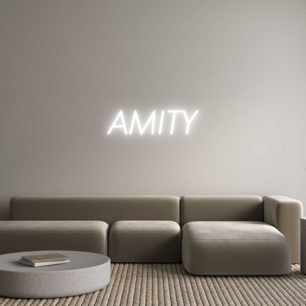 Custom Neon Sign Online Editor AMITY