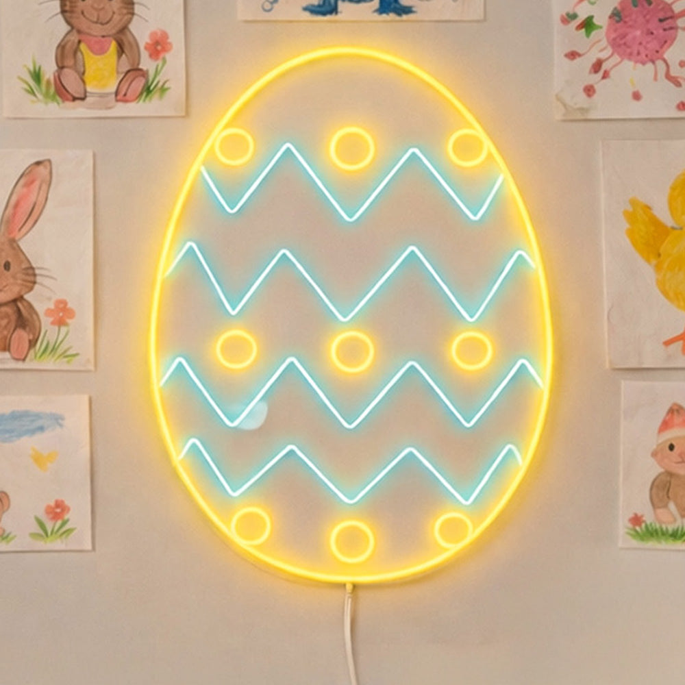 Påskägg LED Neon Sign - Made in London Decorations Neon Signs