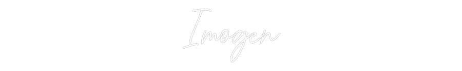 Custom Neon Sign Online Editor Imogen