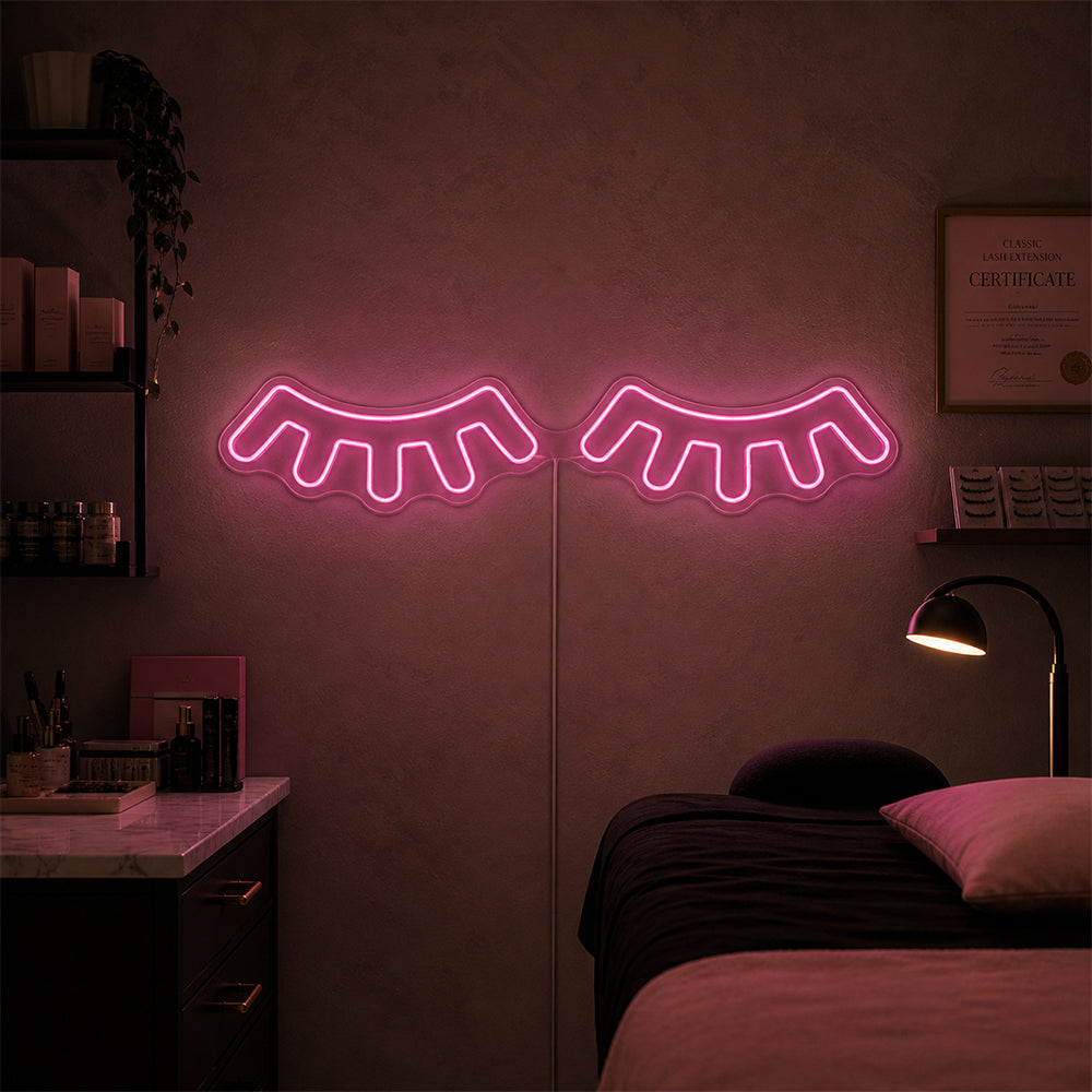 Ciglia Led Neon Sign - Made in London Beauty Makeup Neon Signs