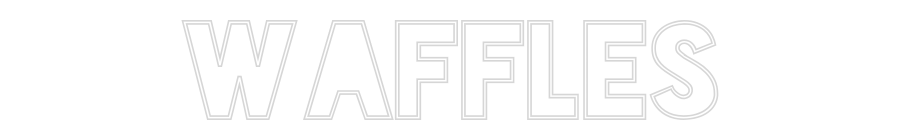 Custom Neon Sign Online Editor Waffles