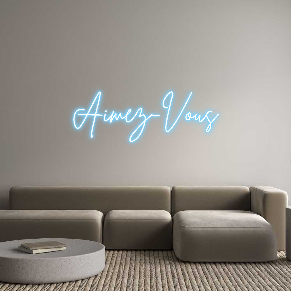 Custom Neon Sign Online Editor Aimez-Vous