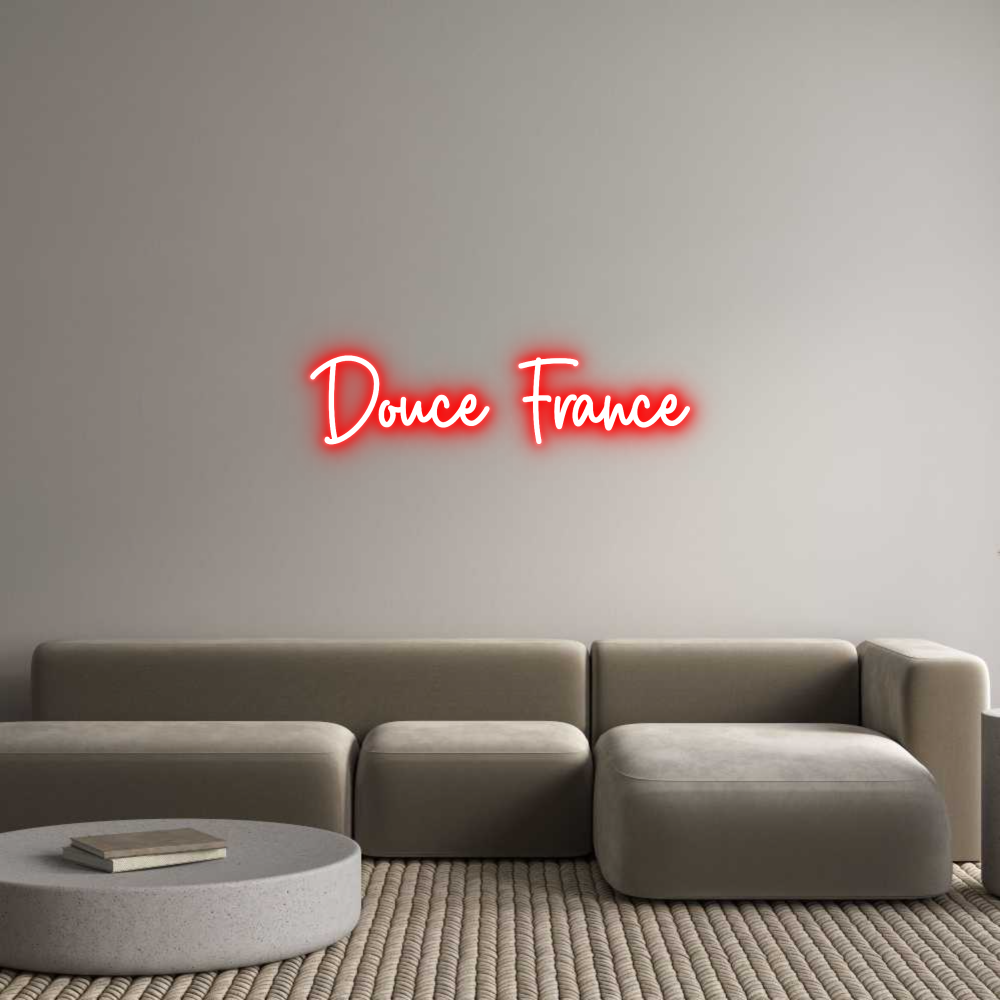 Custom Neon Sign Online Editor Douce France