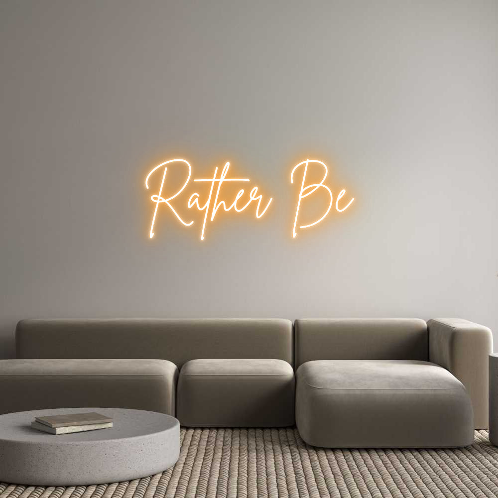 Custom Neon Sign Online Editor Rather Be