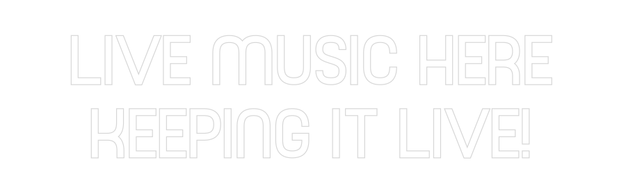 Custom Neon Sign Online Editor LIVE MUSIC HE...