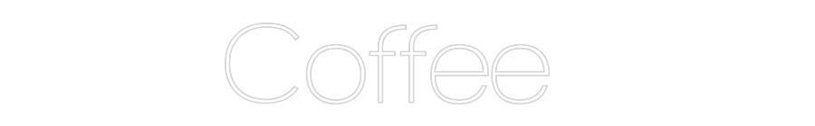Custom Neon Sign Online Editor Coffee