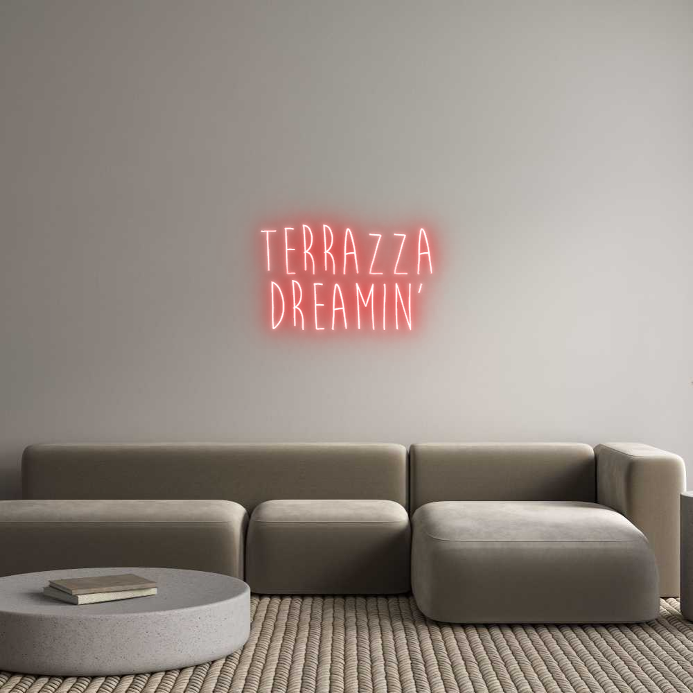 Custom Neon Sign Online Editor TERRAZZA
DRE...