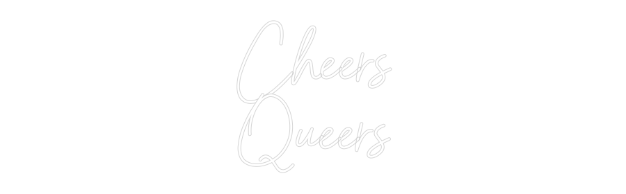 Editor online di insegne al neon personalizzate Cheers
Queer