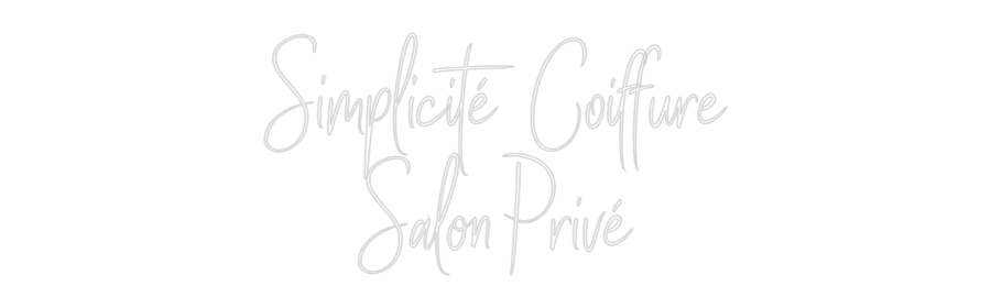 Custom Neon Sign Online Editor Simplicité Co...