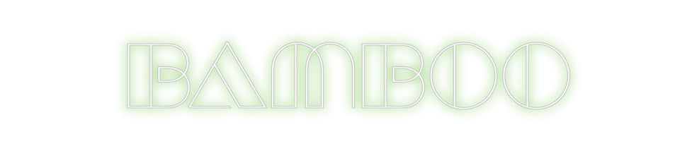 Editor online di insegne al neon personalizzate BAMBOO