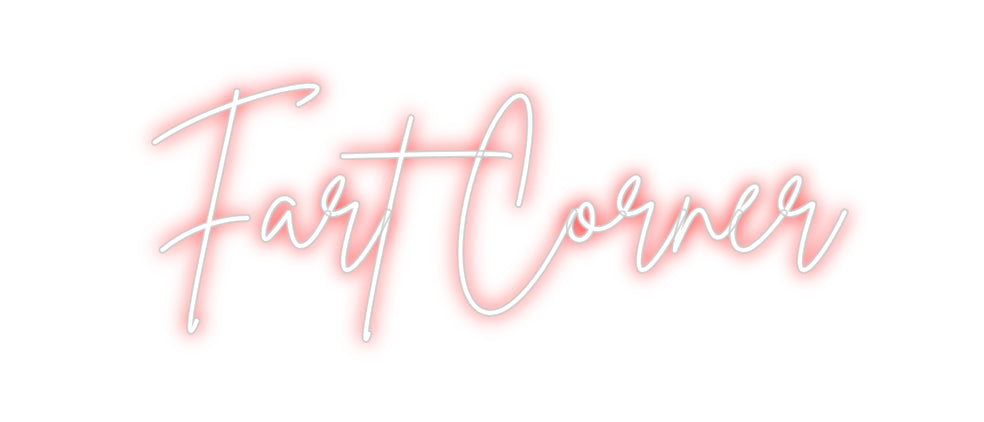 Custom Neon Sign Online Editor Fart Corner