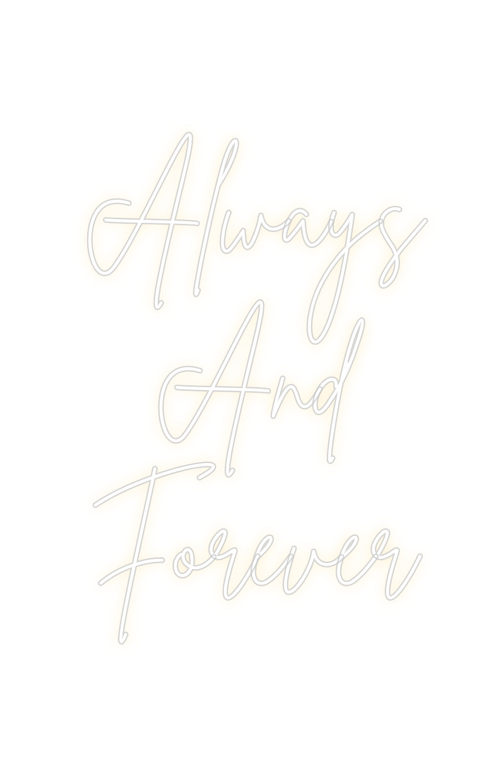 Mukautettu Neon Sign Online Editor Aina
Ja...