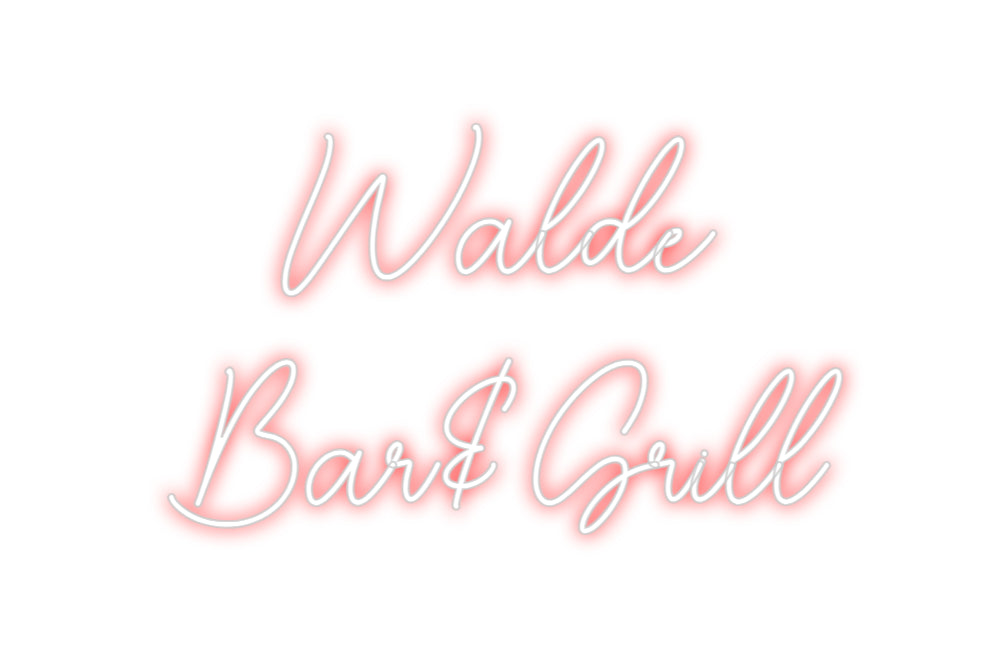 Custom Neon Sign Online Editor Walde
Bar&Gr...