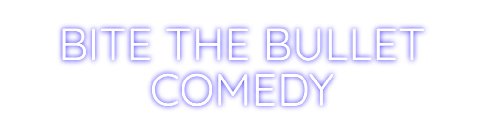 Custom Neon Sign Online Editor BITE THE BULL...