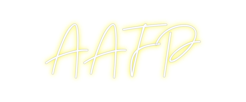 Custom Neon Sign Online Editor AAFP