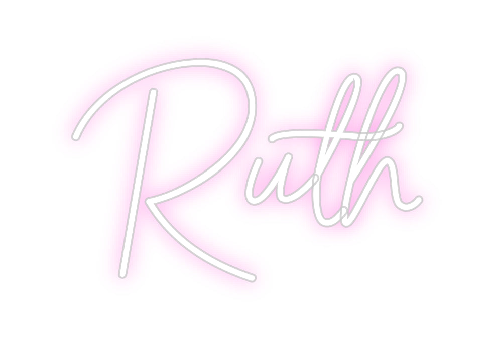 Custom Neon Sign Online Editor Ruth